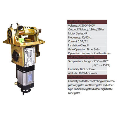 Buy Gate Operation Time 3-9S Electric Toll Barrier Gate Motor AC220v online manufacture