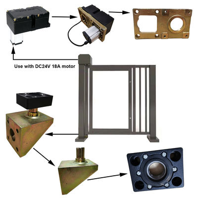 comprar Portão de barreira de controle de publicidade de entrada para pedestres DC24V 30W online manufacture