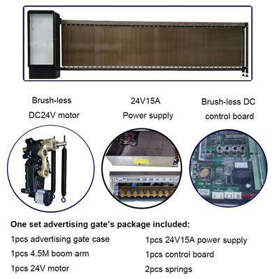 Buy 1000M Or Lower Altitude Automatic Flap Barrier Gate For Commercial Advertising online manufacture