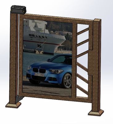 Buy Smooth Access Control Swing Barrier Gate Turnstile 24V DC In Traffic Areas online manufacture