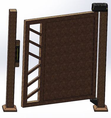 Buy Waterproof Swing Barrier Gate For ANPR School Access Control Insulation Level F online manufacture