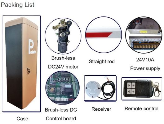 Buy ANPR Car Access Control Barrier Gate Motor For Rust Resistant Automatic Parking Fence online manufacture