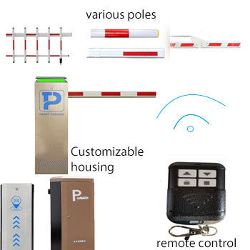 Buy 18B Automatic Flap Gate Parking Car Stop Toll Barrier Gate 140W Power Supply online manufacture