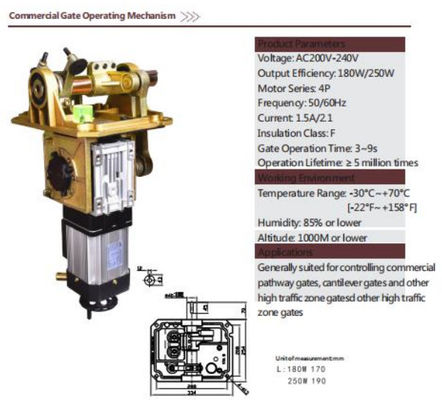 satın al AC220V Road Gate Motor 4P, Road Gate Sisteminin Düzenli ve Sessiz Çalışmaları İçin online manufacture