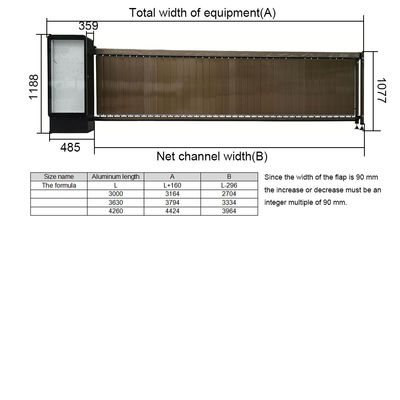 satın al 180W AC220V Toll Gate Çalışma Zamanı 3/9S için Elektrikli Boom Barrier Motor online manufacture