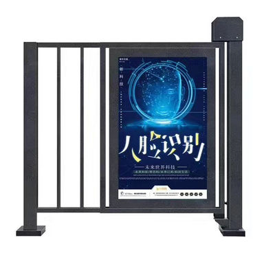 DC24V Metal Auto Safety Advertising Door For Altitude 1000M Or Lower