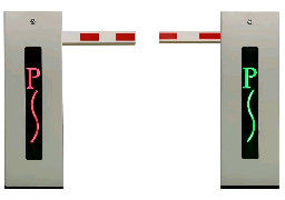 Cheap DC motor 24v parking gate barrier  automatic moving arm  parking