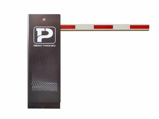 Access Control Solution Insulation Class F Boom Barrier with Manual Release in 1.5mm Steel Housing Sliver and Blue